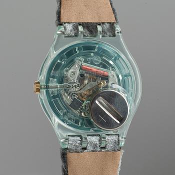 Swatch - Samtgeist Quartz. Plast. 34mm. Vår/sommar 1995.