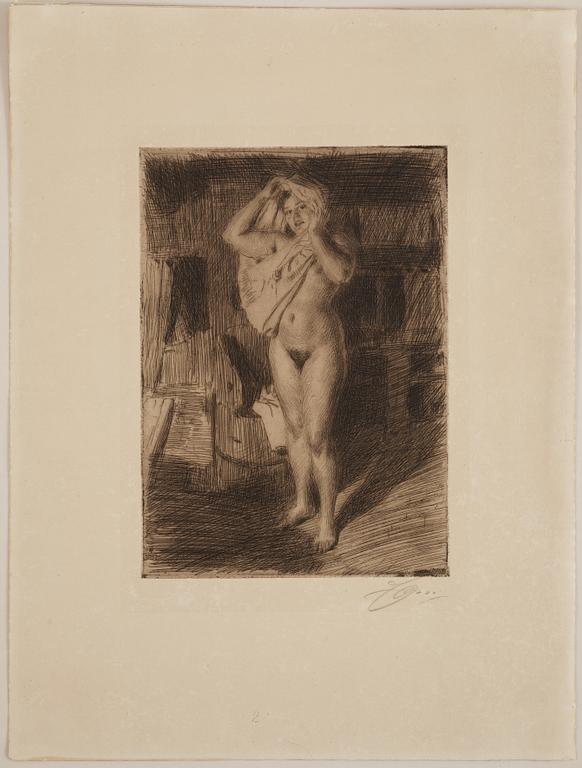 Anders Zorn, "Bärsärk".