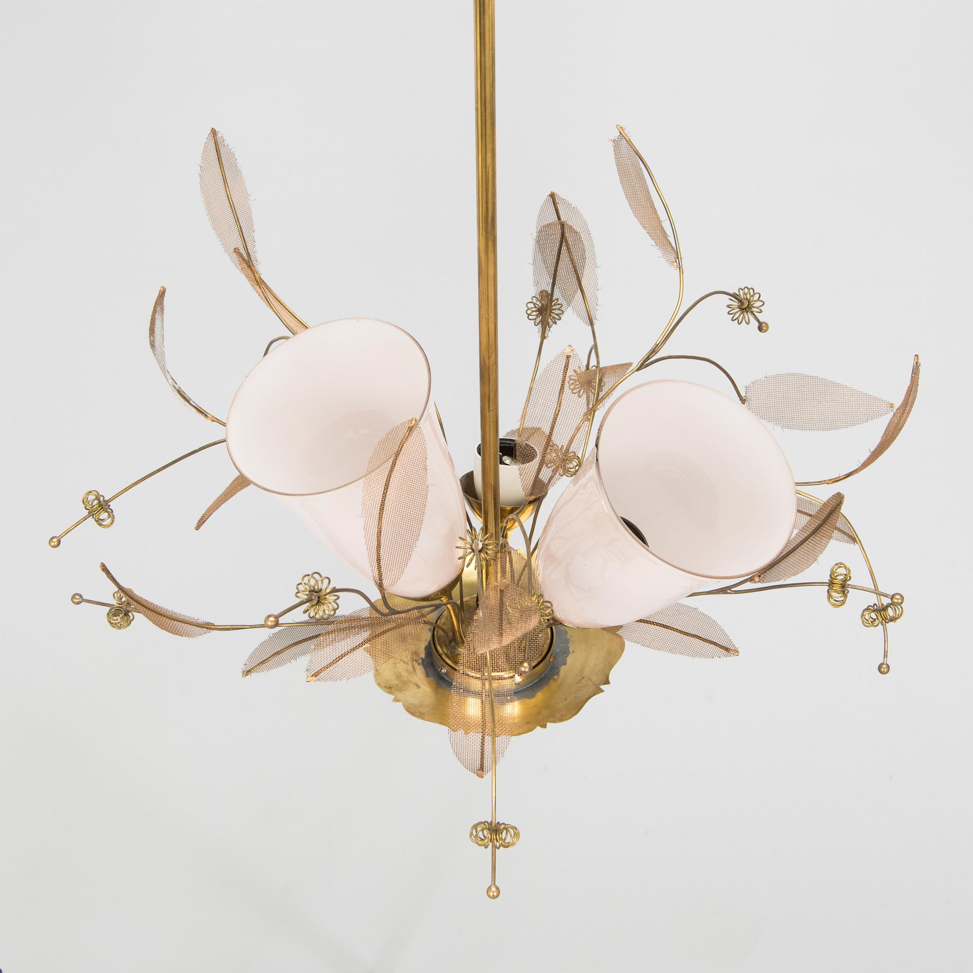 Taklampa, 1900-talets mitt.