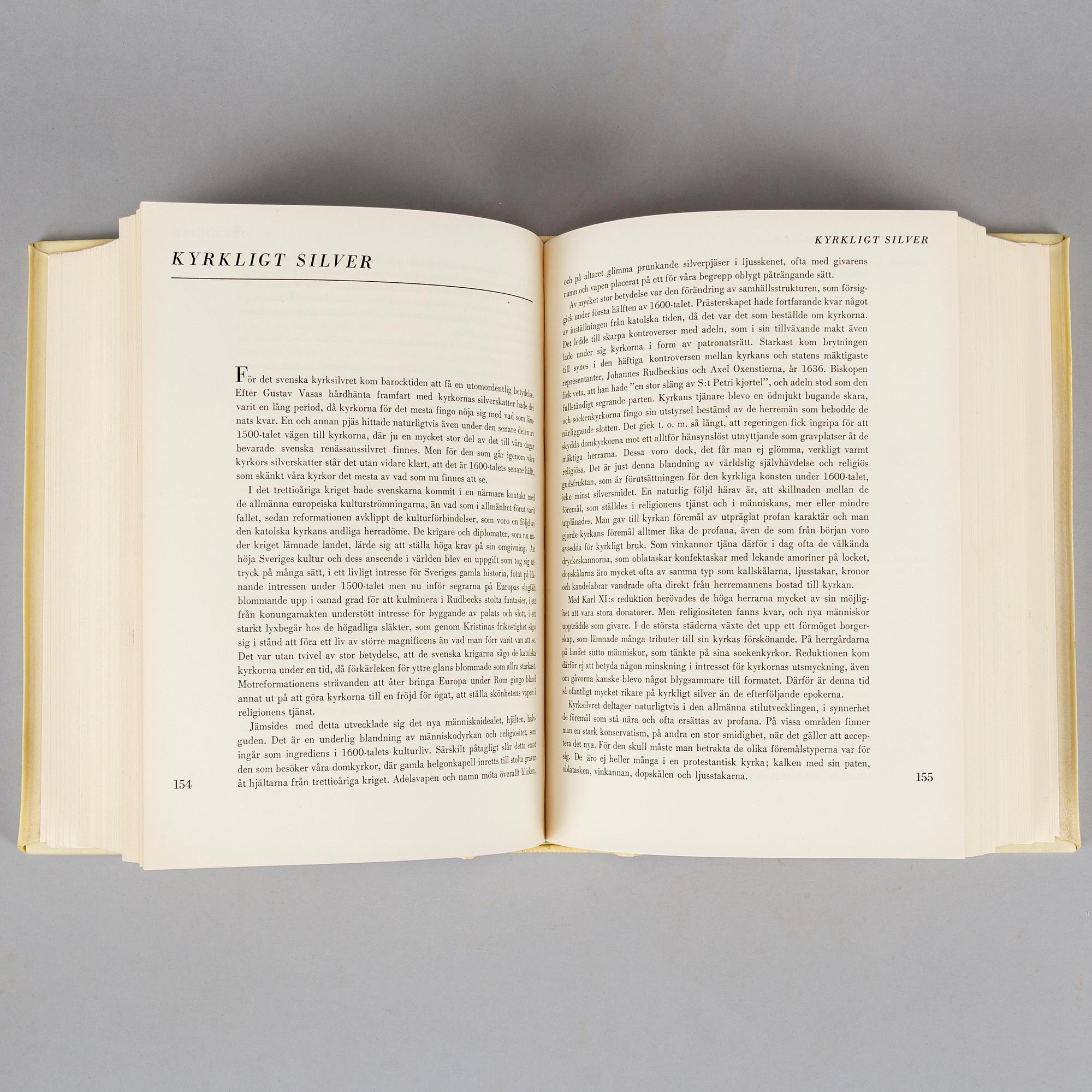 Välbundna standardverk om silver (5 vol).