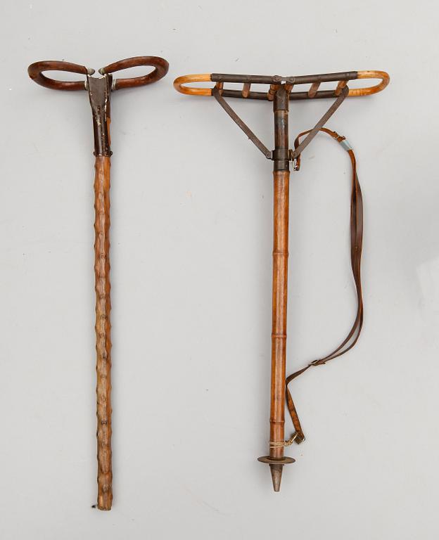 KÄPPSTOLAR, 3 st, sekelskiftet 1900.