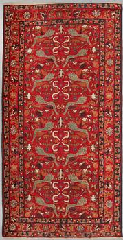 GALLERIMATTA, orientalisk, 203x106 cm, 1900-talets mitt/andra hälft.