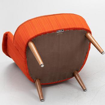 Carl Malmsten, a 'Lillasyster' easy chair for OH Sjögren, second half of the 20th Century.