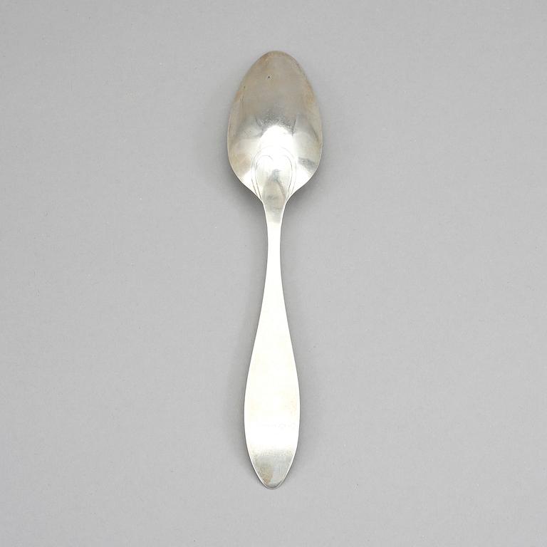 SKED, silver, N.L Kiellberg, Kalmar, 1822. Vikt ca 42 gram.
