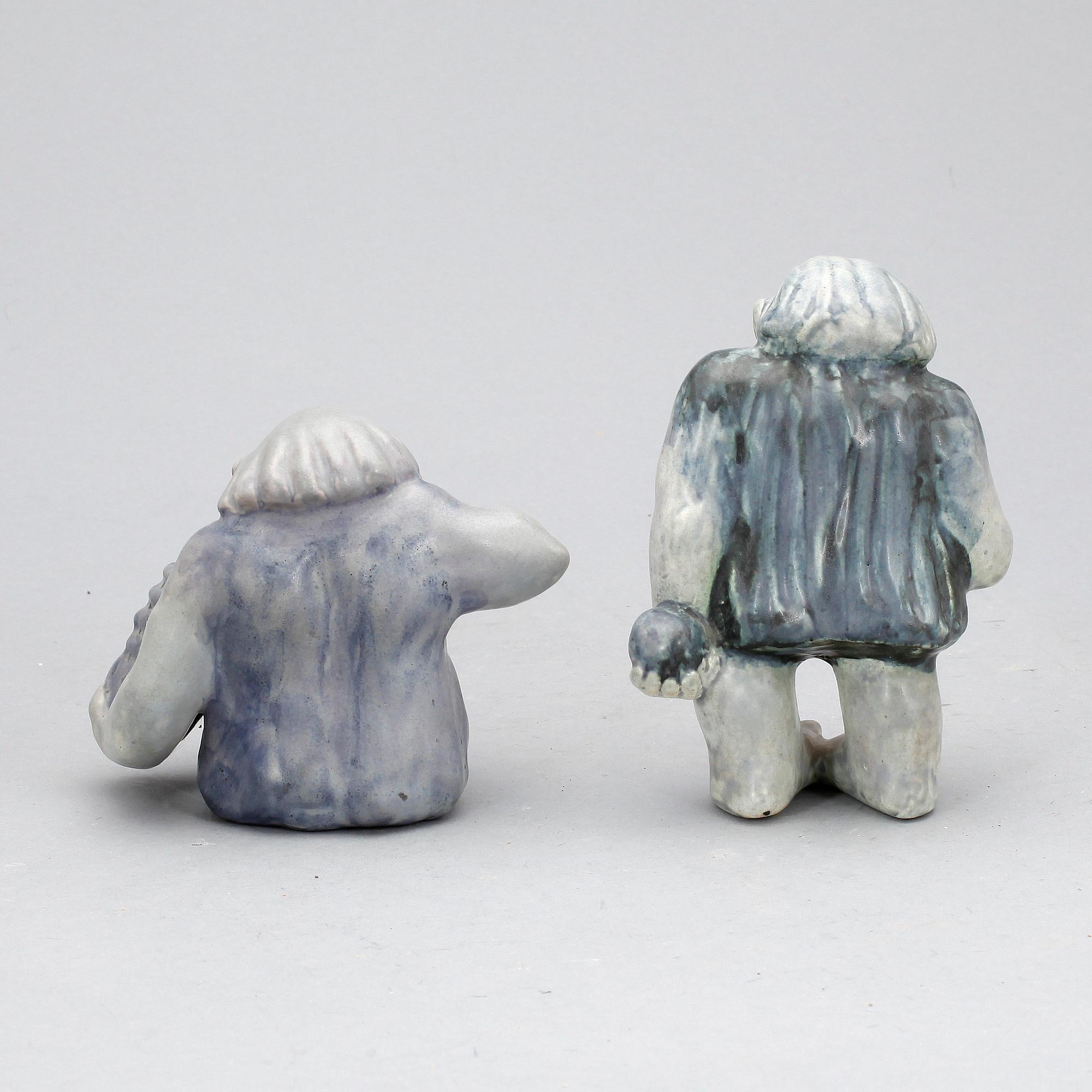 FIGURINER, 2st, keramik, Åke Holm.