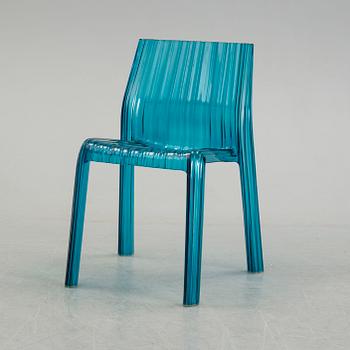 A 'Frilly chair' by Patricia Urquiola, Kartell, designed in 2008.