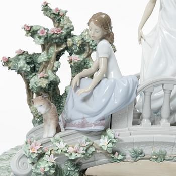 Marco Antonio Noguerón, figurine, "Bridge of Love", Lladró, Spain.