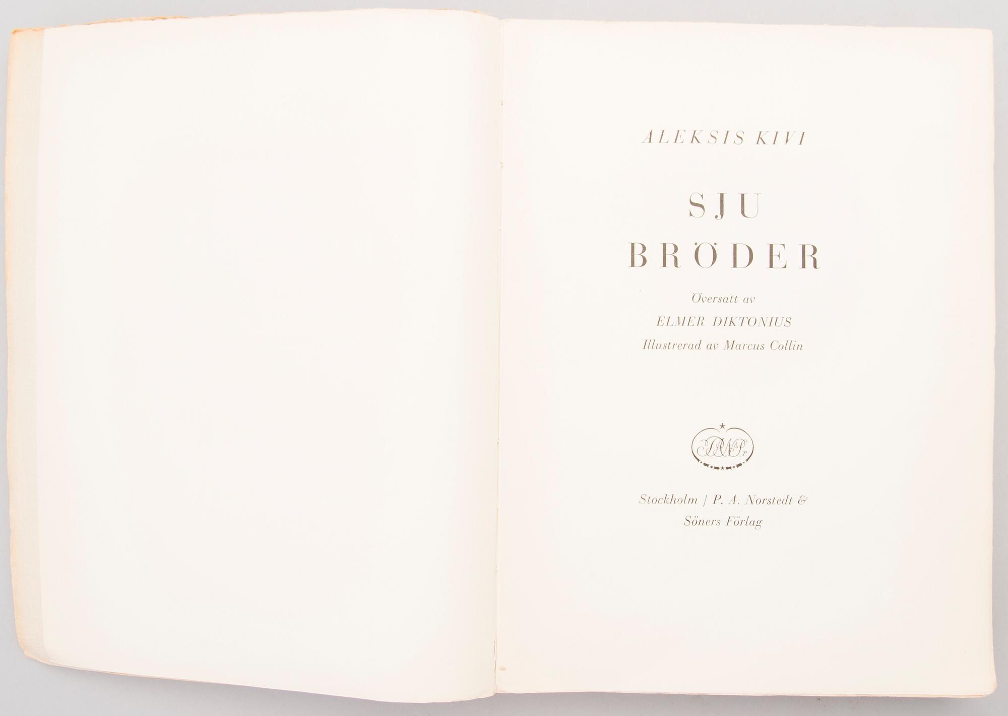 Four books of which two with Loja och Eliel Saarinen's Ex-Libris by Erik O.W. Ehrström, two given as gifts to Saarinen.