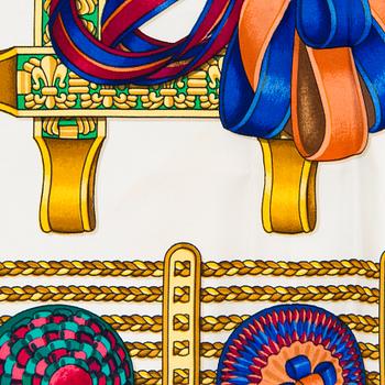 Hermès, 'Les Rubans du Cheval' scarf.
