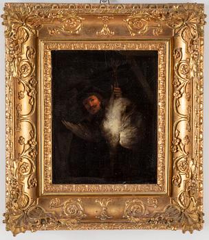 REMBRANDT HARMENSZ VAN RIJN, copy after. 19th century. Unsigned. Oil on panel.