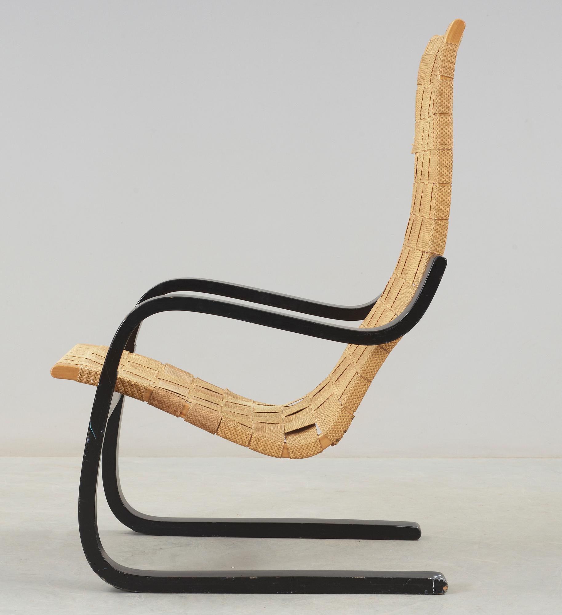 KARMSTOL, modell 406, Alvar Aalto, 1900-talets mitt.