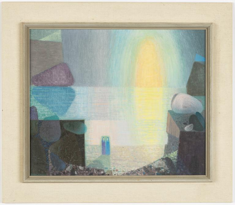 Sven Jonson, ”Solnedgång vid havet”.