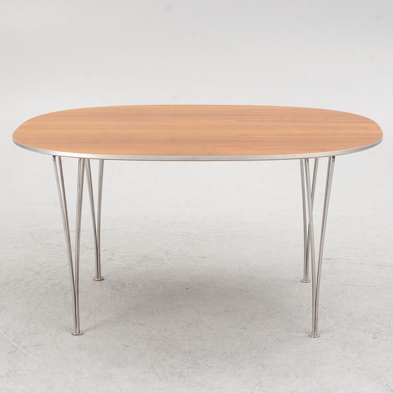 Bruno Mathsson & Piet Hein, dining table, "Superellipse", Fritz Hansen.