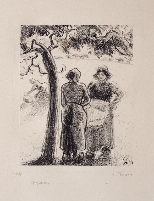 Camille Pissarro, "Paysannes".
