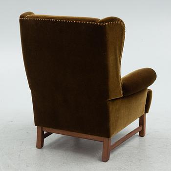 Ragnar Helsén, fåtölj, "Oxford"/modell 3543, Firma Svensk Tenn/Stjernmöbler.