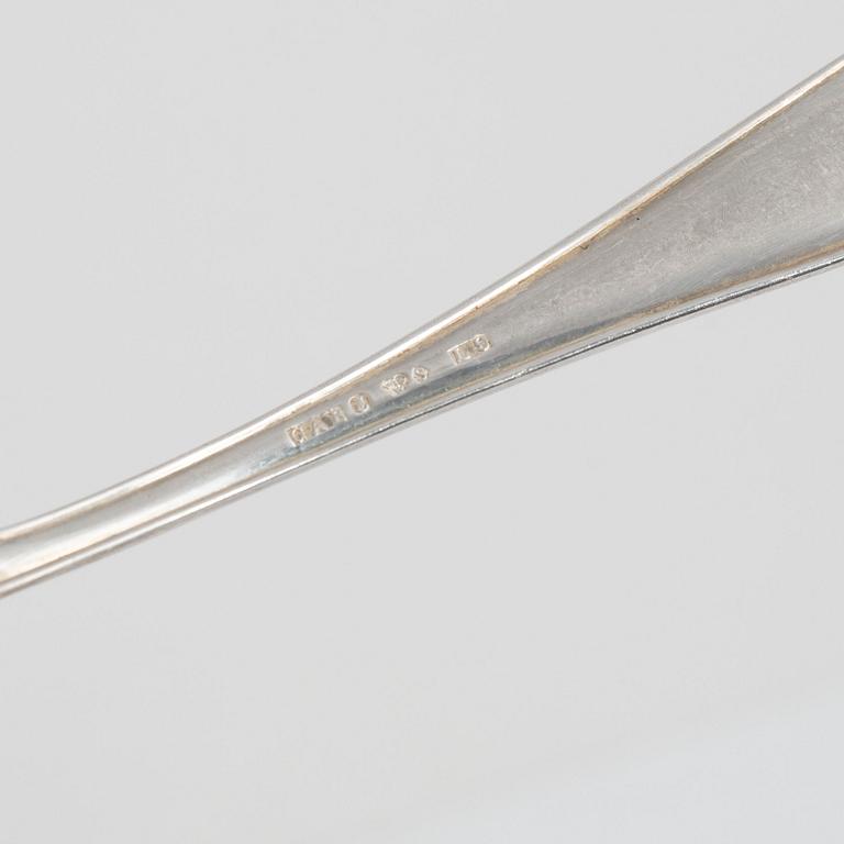 Jacob Ängman, bestickuppsättning, 18 delar, silver, modell "Vasa", GAB, Stockholm 1961-64.