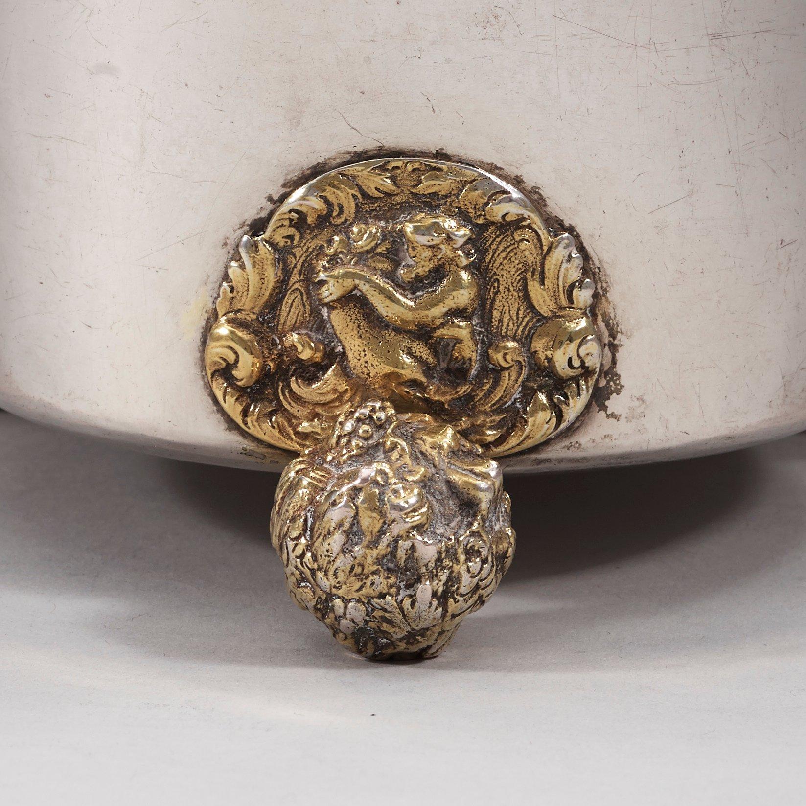 A Swedish 17th century parcel-gilt tankard, marks of Anders Larsson Brun (Norrköping -1659-1672-).