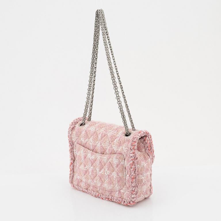Chanel, a pink 'Mini Tweed Flap Bag', 2018.