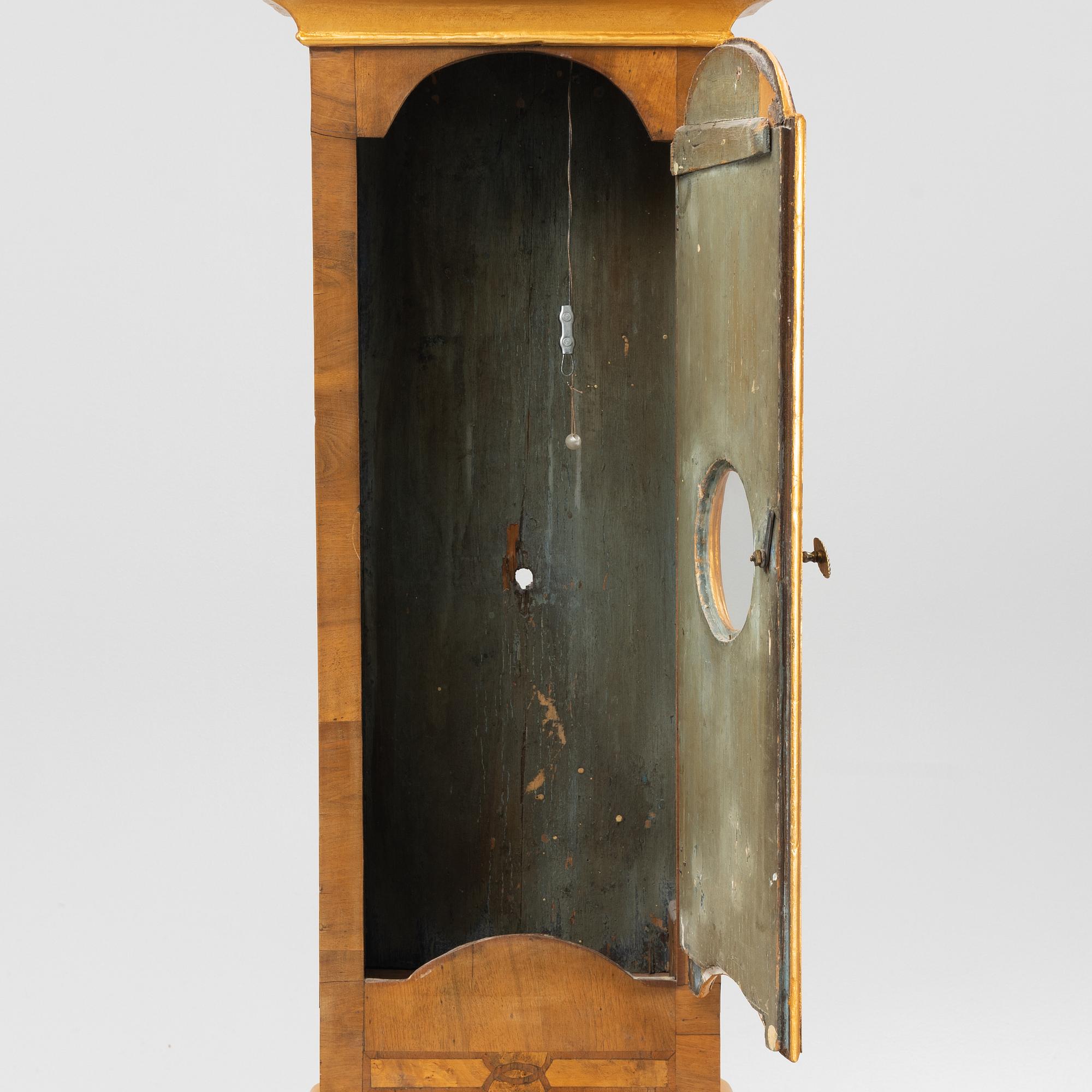 A longcase clock, Germany, 18th/19th Century.