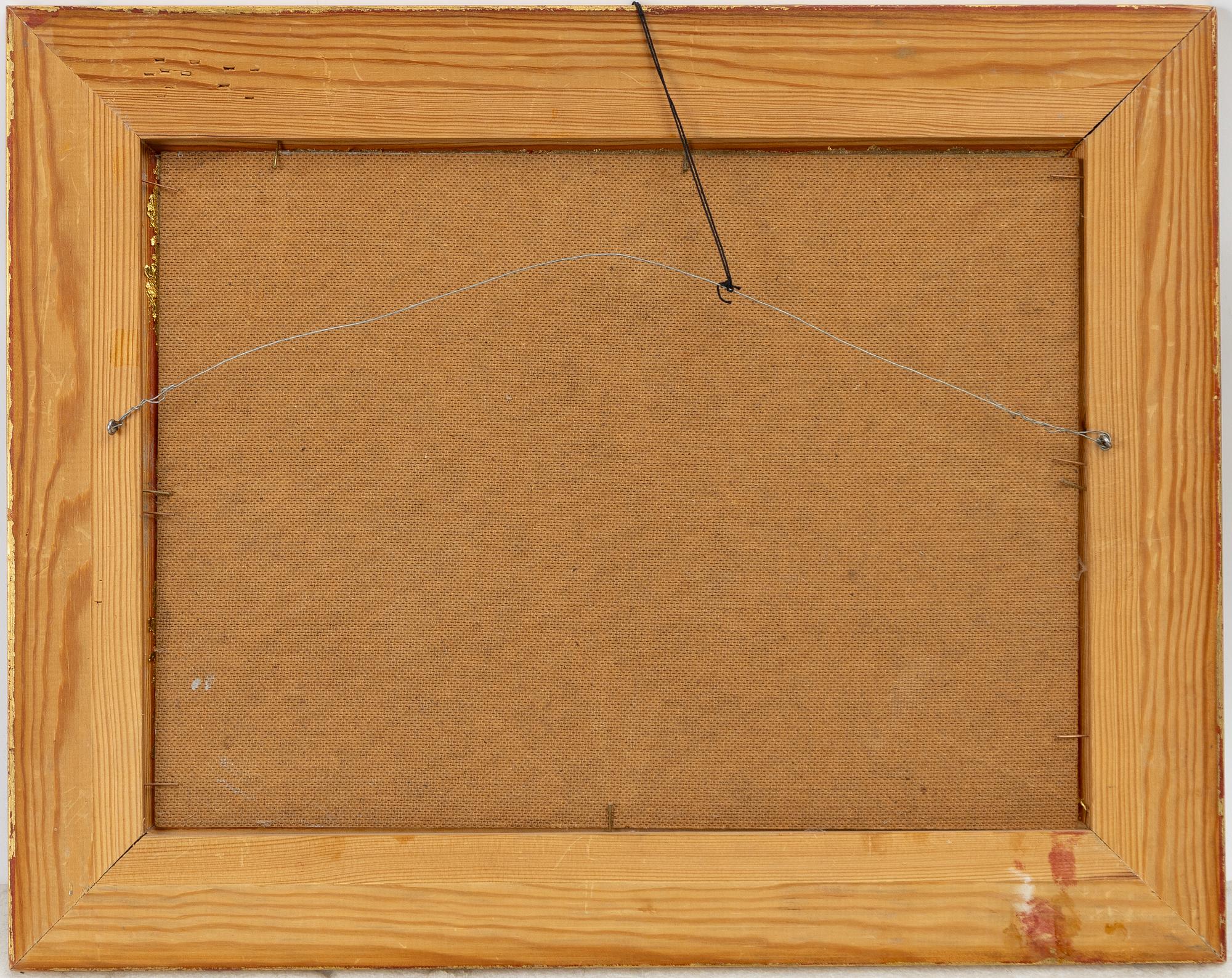 Lindorm Liljefors, Hund på fågeljakt.