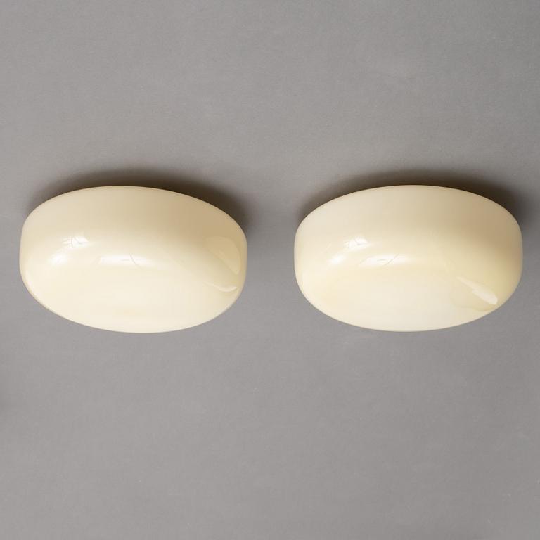 Harald Notini, a pair of ceiling lamps model "10676", Arvid Böhlmarks Lampfabrik, 1930s.