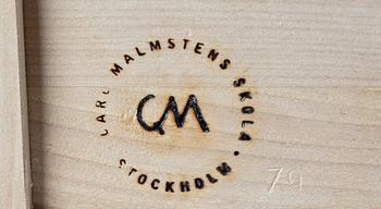 VÄGGHYLLA, Carl Malmstens Skola Stockholm, 1900/2000-tal.