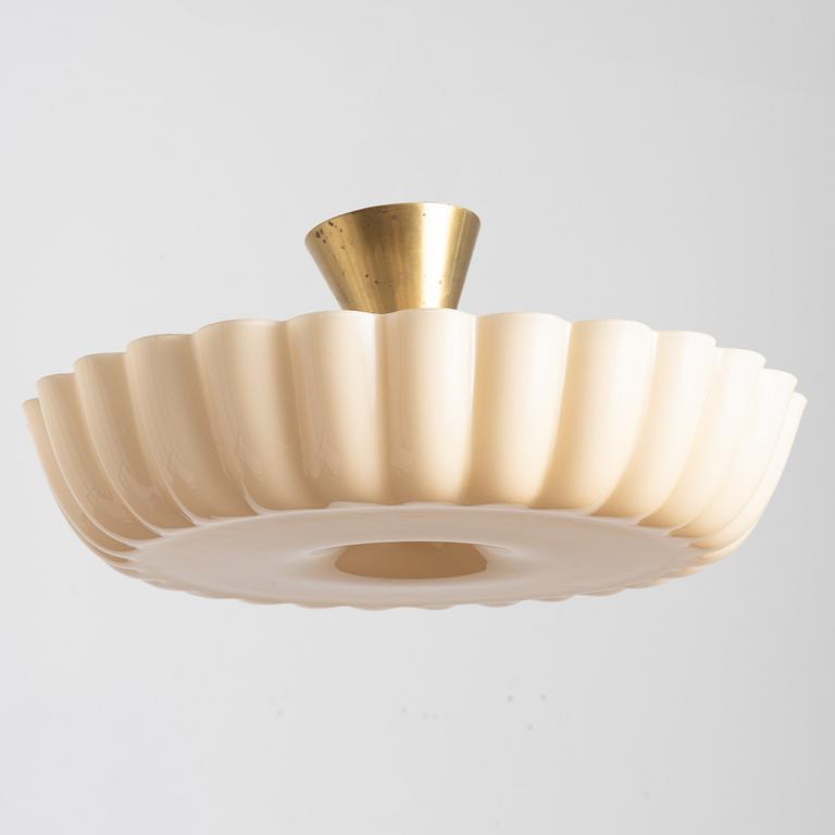 Harald Notini, a ceiling lamp, Arvid Böhlmarks Lampfabrik, Stockholm, 1940s.