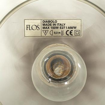 ACHILLE CASTIGLIONI, taklampa, "Diabolo", Flos, 2000-tal.