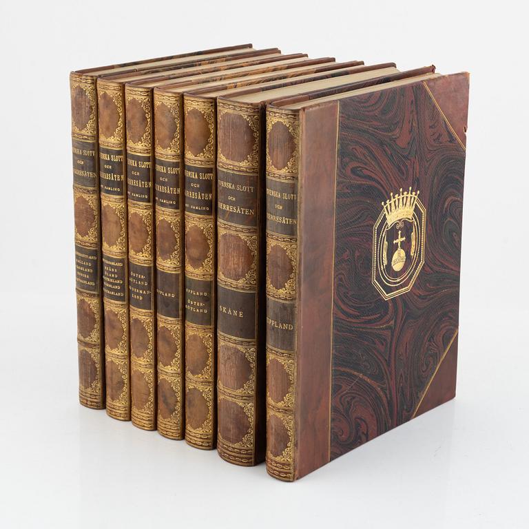 "Swedish Castles and Manor Houses at the Beginning of the 20th Century" and "New Collection", 7 volumes.