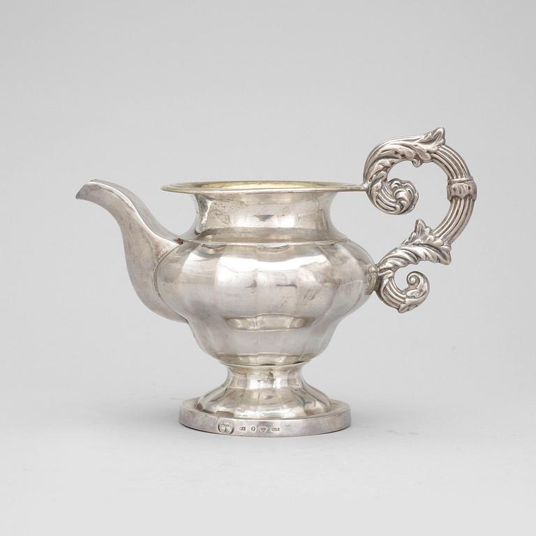 KANNA, silver, Gustaf Möllenborg, Stockholm 1838, vikt ca 290 g.