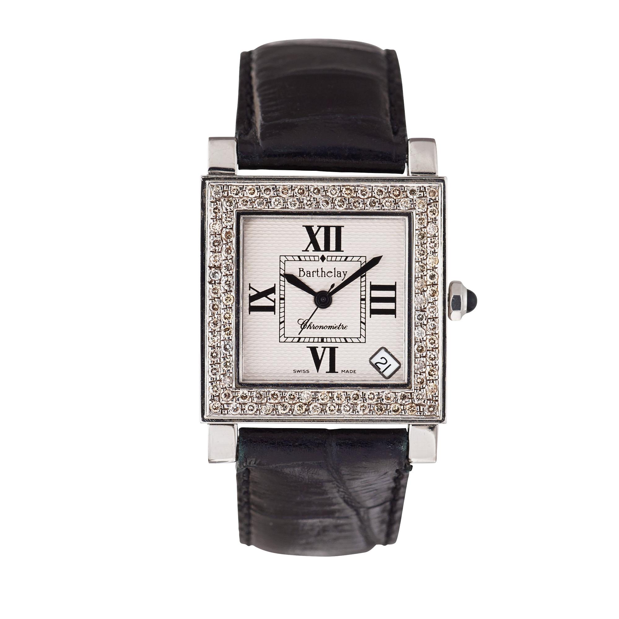 Barthelay - Pave de Paris. Steel. Automatic. 28x28 mm.