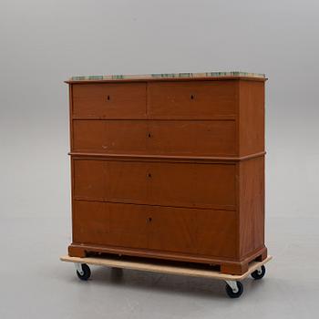 a mid 19th century chest of drawers.