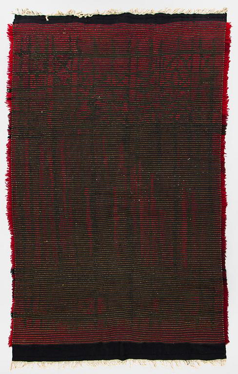 Kirsti Ilvessalo, ryijy, malli Suomen käsityön ystävät. Noin 233 x 140 cm.