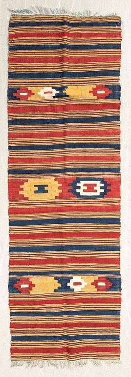 Fabric Jajim Masoleh/Gilan semi-antique approx. 148x49 cm.