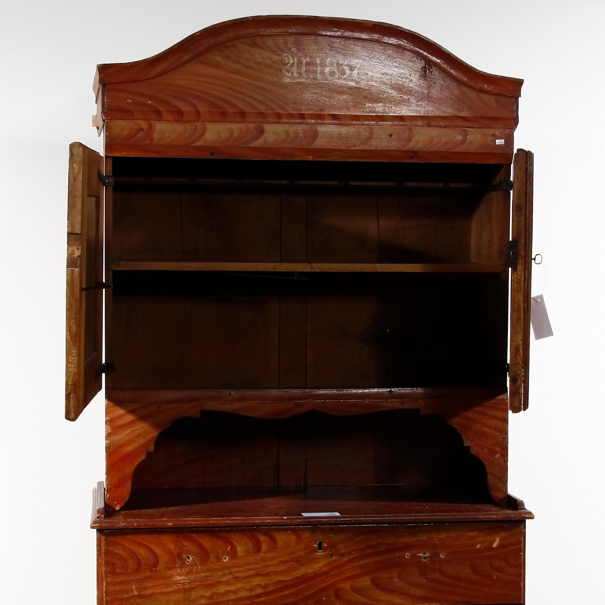 SKÅP, allmoge. 1800-talets första hälft.