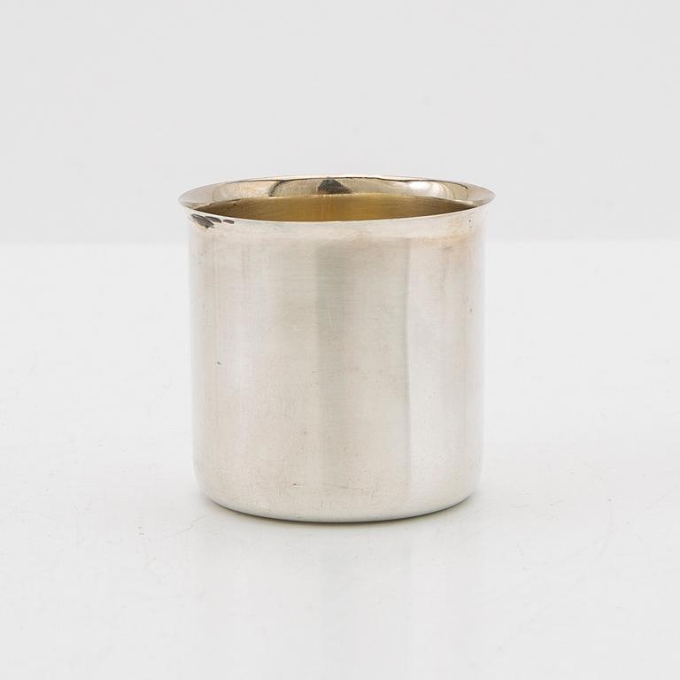 Cups, 6 pcs, silver, GAB, Stockholm, 1967-1971.