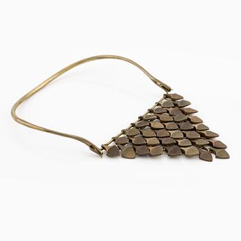 Inga-Britt "Ibe" Dahlquist, a bronze necklace "Fjäll".