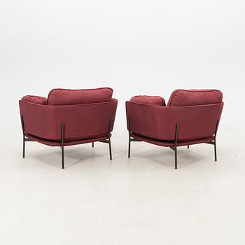 Luca Nichetto, a pair of "Cloud" armchairs for &tradition Denmark, 2020s.
