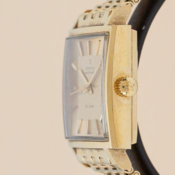 Zenith, de luxe, "Full Gold", "NSA Bracelet", ca 1968.