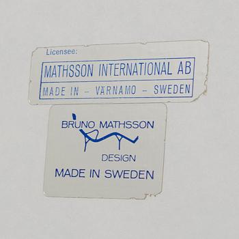 Bruno Mathsson, soffbord, "Karin", Bruno Mathsson International, Värnamo.