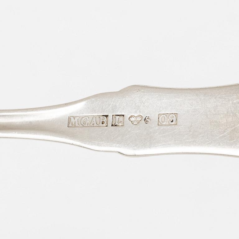 Bestickservis, 85 delar, silver, "Uppsala", MGAB, bla Lidköping 1974.