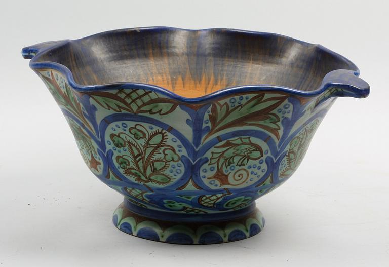 SKÅL, lergods, Upsala-Ekeby, 1900-talets första hälft.