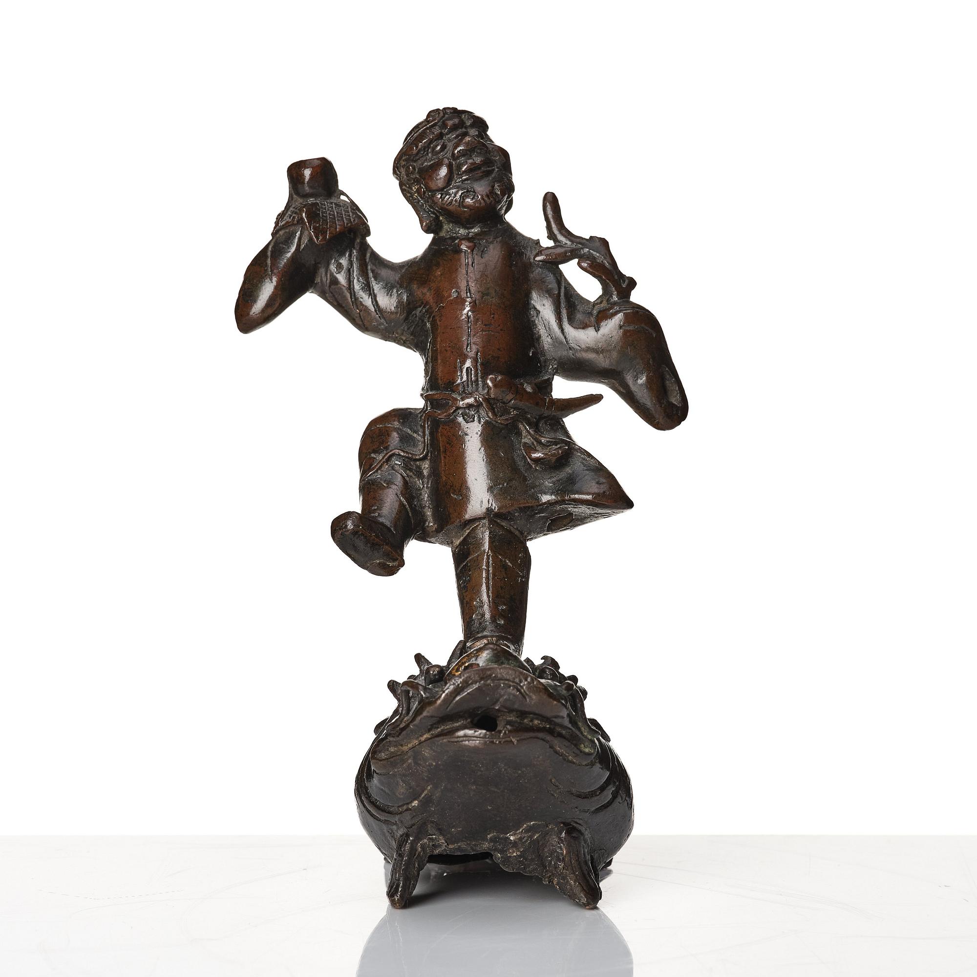 Rökelsehållare, brons. Qingdynastin, 1800-tal.