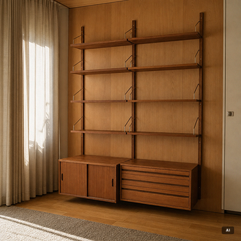 Poul Cadovius, Shelf system, Royal System, Denmark 1960s.