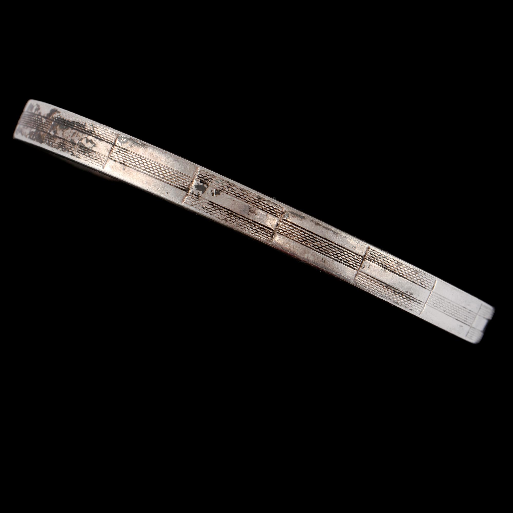 ARMLÄNK, silver importstämplat, omkring 1900-talets mitt. Vikt  14 g.