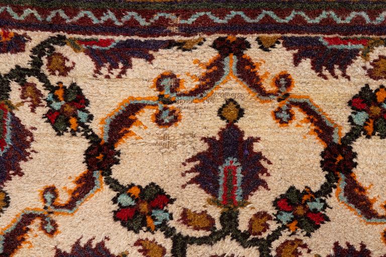 A Masulipatnam carpet, north India, c. 402 x 333 cm.