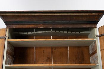 A Swedish painted cabinet, 19th Century.