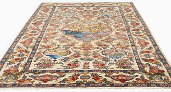 A semi-antique Tabriz carpet, Northwestern Persia (Iran), c. 280 x 170 cm.