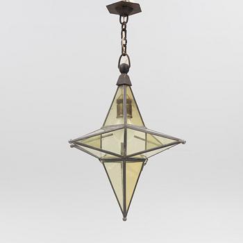 Harald Notini, a ceiling lamp, Arvid Böhlmarks Lampfabrik, Stockholm, 1920s-30s.