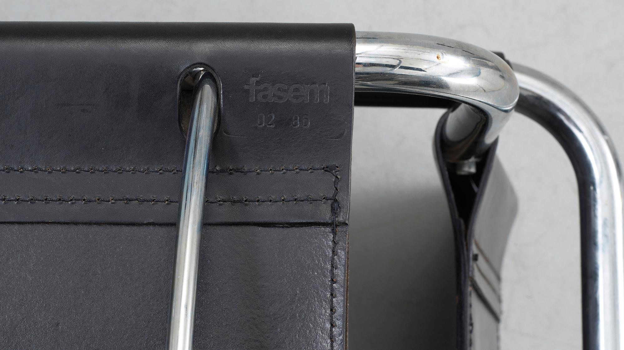 KARMSTOLAR, 4 st, Bauhaus-typ, Fasem, 1900-talets andra hälft.